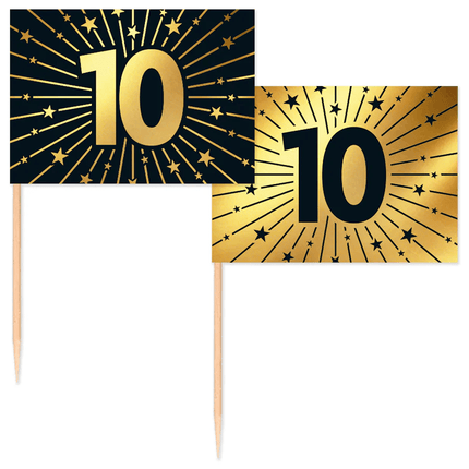10 Jaar Cocktailprikkers - Partywinkel