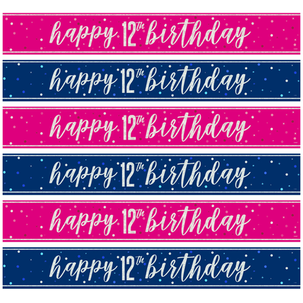 12 Jaar Banners - Partywinkel