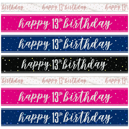 13 Jaar Banners - Partywinkel