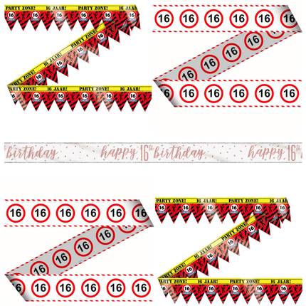 16 Jaar Afzetlinten - Partywinkel