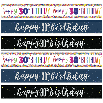30 Jaar Banners - Partywinkel