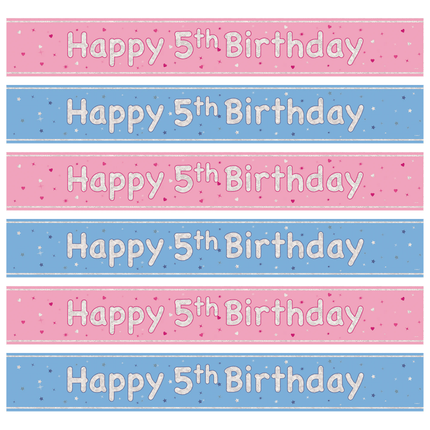 5 Jaar Banners - Partywinkel