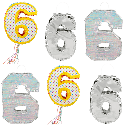 6 Jaar Pinatas - Partywinkel