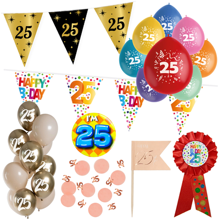 Algemene 25 Jaar Versiering - Partywinkel