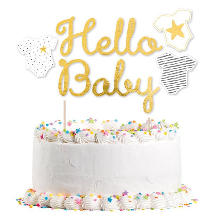Babyshower Taarttoppers - Partywinkel