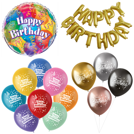 Happy Birthday Ballonnen - Partywinkel