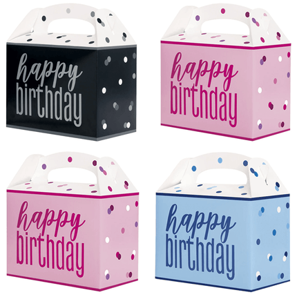 Happy Birthday Uitdeeldoosjes - Partywinkel