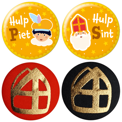 Sinterklaas Buttons - Partywinkel