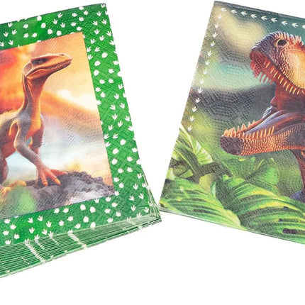 Dino Napkins, 3-Ply, 33 cm, 20-Pack