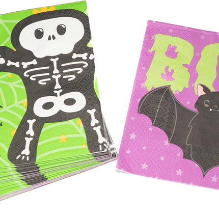 Halloween Napkins "Trick or Treat" 3-Ply, 33 cm, 20-Pack