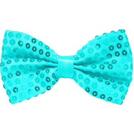 Turquoise Bow Glitter