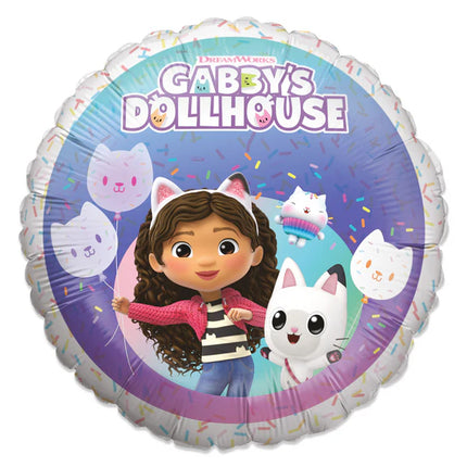 Gabby's Dollhouse Helium Balloon, Colored, Empty, 45 cm