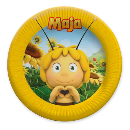 Maya De Bij Plates, 23 cm, Set of 8