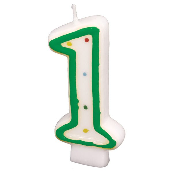 1 Jaar Kaars 7,3cm van Riethmueller koop je bij Partywinkel