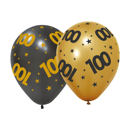 100 Jaar Ballonnen 31cm 6st van WeFiesta koop je bij Partywinkel