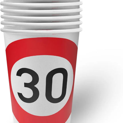 30 Years of Cups Traffic Sign 250 ml