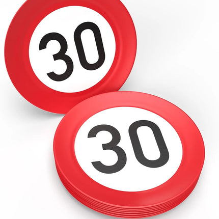 30 Years of Signs Traffic Sign 23 cm, 8-pack