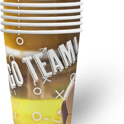 Soccer Cups Goal 250ml, 8-pack