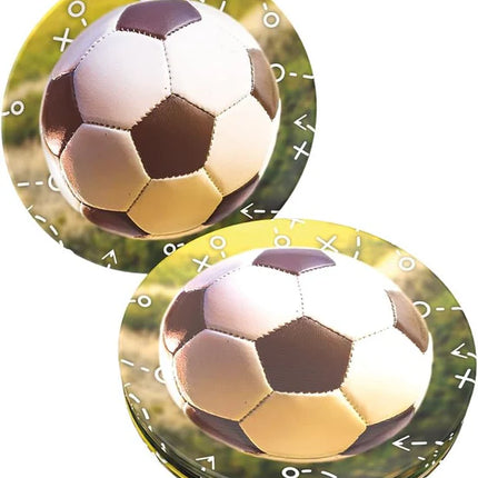 Realistic Soccer Signs, 23 cm, Set of 8