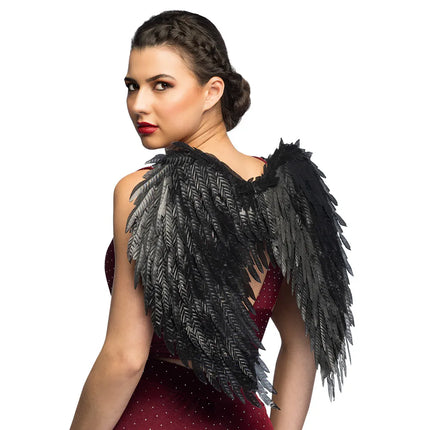 Angel Wings Glam Black (55 x 50 cm)