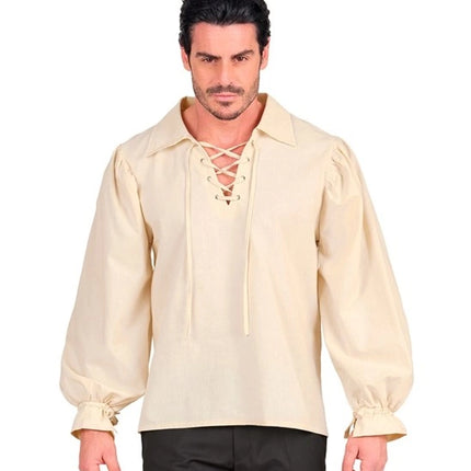 BEIGE HISTORIC-STYLE SHIRT