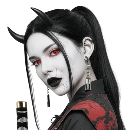 Pair of 3-month contact lenses: Cursed Demon