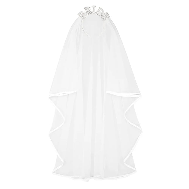 Women's White Bridal Veil