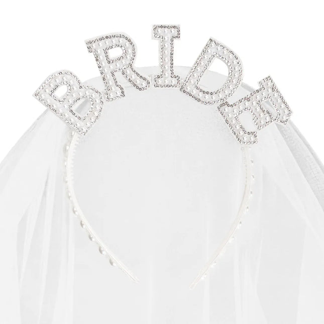 Women's White Bridal Veil