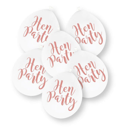 10ct Hen Party 23cm Latex Balloons van Unique koop je bij Partywinkel