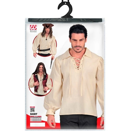 BEIGE HISTORIC-STYLE SHIRT