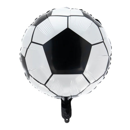 Soccer Helium Balloon, Round, Empty, 45 cm