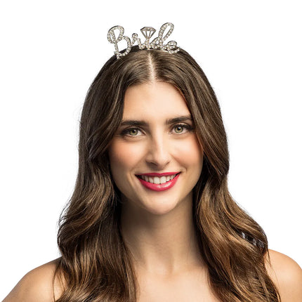 "Bride" Diamond Metal Headband