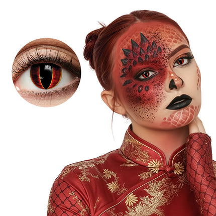 Pair of Dragonfire 3-Month Contact Lenses