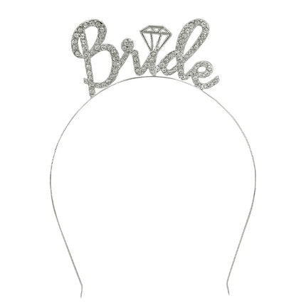 "Bride" Diamond Metal Headband