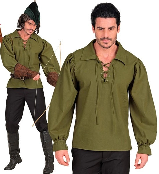 Men's Historical Green Shirt