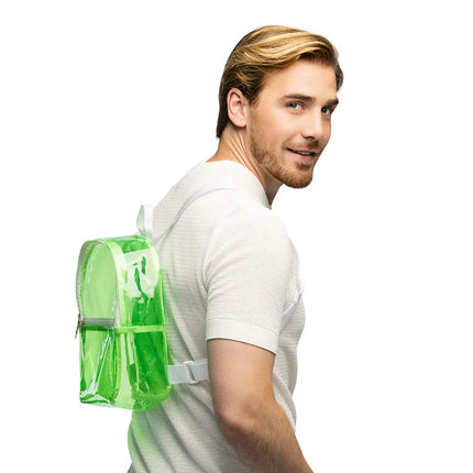 Clarity Backpack, Neon Green (28 x 23 x 10 cm)