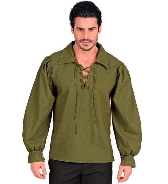 Men's Historical Green Shirt