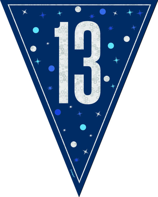 13 Jaar Slinger Blauw 2,5m van Unique koop je bij Partywinkel