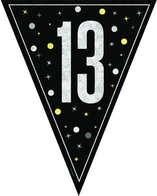 13 Jaar Vlag 2,74m van Unique koop je bij Partywinkel