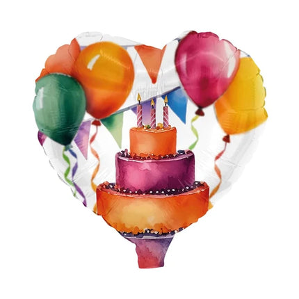 Empty Helium Balloon Cake, 45 cm