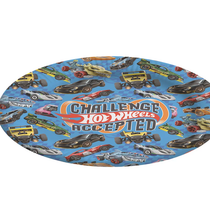 Hot Wheels Plates, 23 cm, 8-Pack