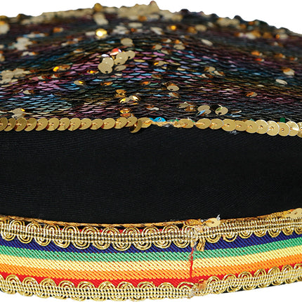 Rainbow Glitter Cap