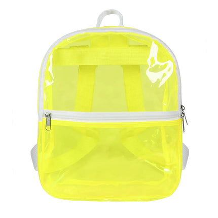 Clarity Backpack, Neon Yellow (28 x 23 x 10 cm)