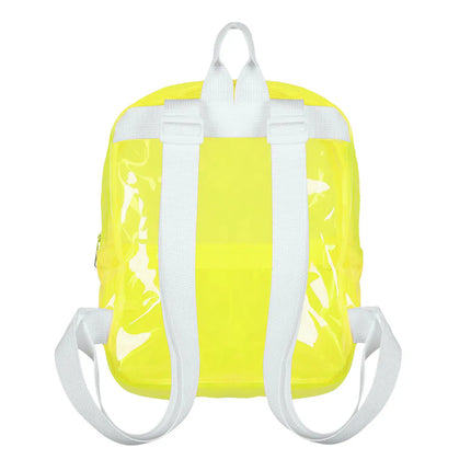 Clarity Backpack, Neon Yellow (28 x 23 x 10 cm)