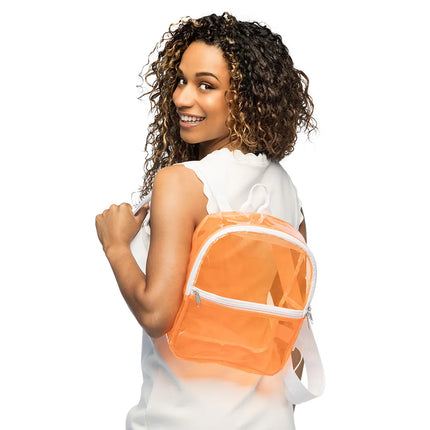 Clarity Backpack, Neon Orange (28 x 23 x 10 cm)