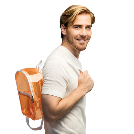 Clarity Backpack, Neon Orange (28 x 23 x 10 cm)
