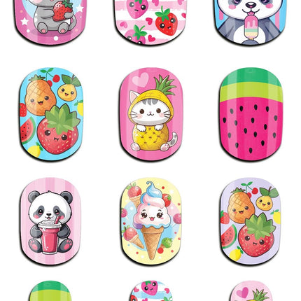 Colored Fake Nails for Kids: Tutti Sweety