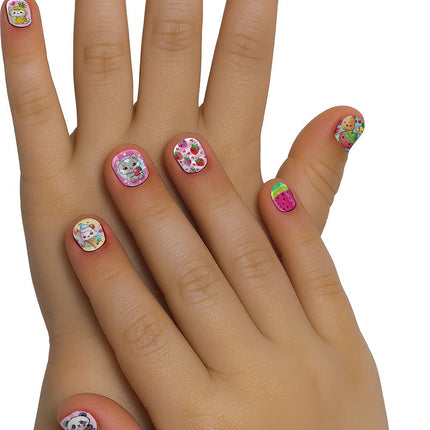 Colored Fake Nails for Kids: Tutti Sweety