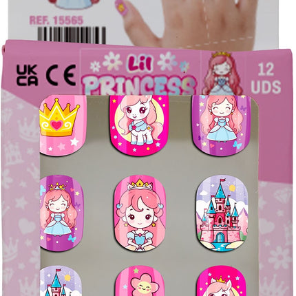 Colored Fake Nails for Kids: Little Princess