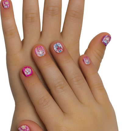 Colored Fake Nails for Kids: Little Princess